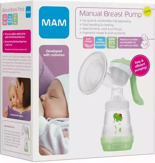 Mam Easy Start Χειροκίνητο Μονό Θήλαστρο Πράσινο 160ml