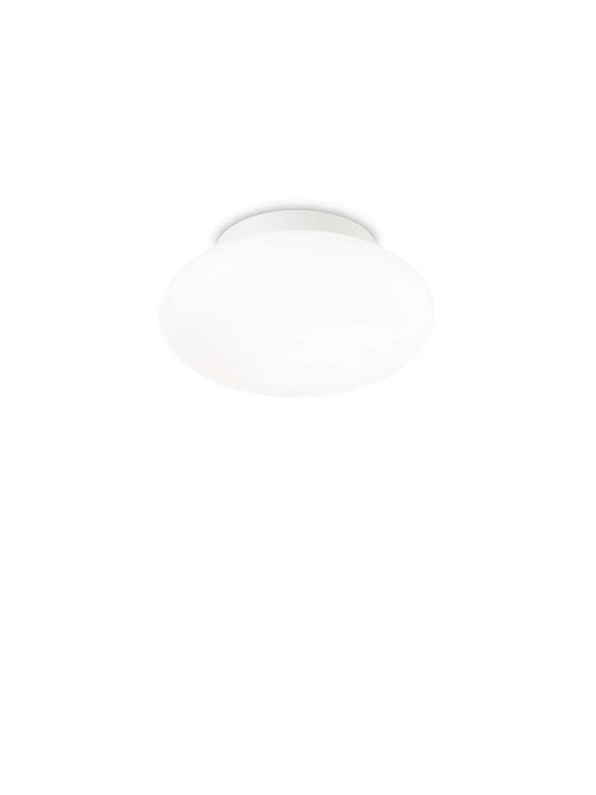 Ideal Lux Bubble Outdoor Ceiling Flush Mount E27 in White Color 135250