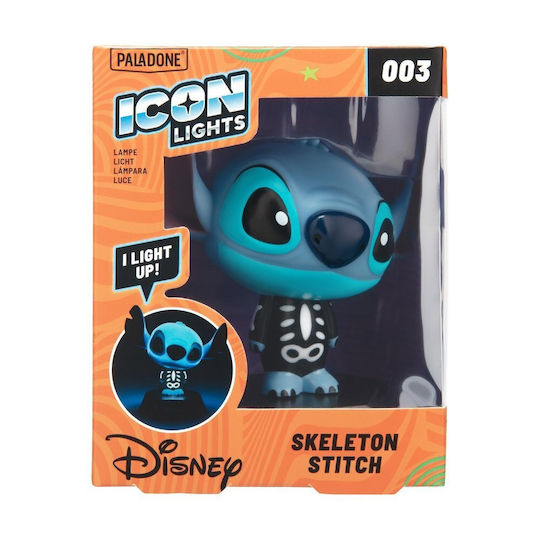 Paladone Lampă de birou pentru copii Stitch - Skeleton Albastru