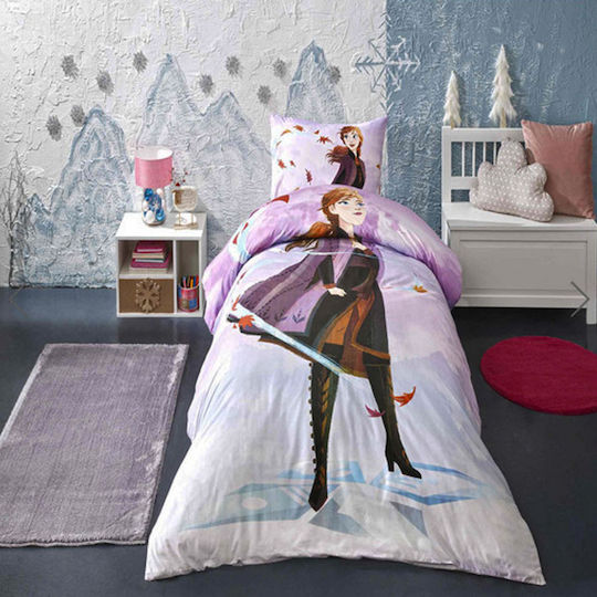 Disney Set Cearceafuri Pentru Copii Single Frozen Breeze Disney Set Cearceafuri Pentru Copii Single Frozen Breeze