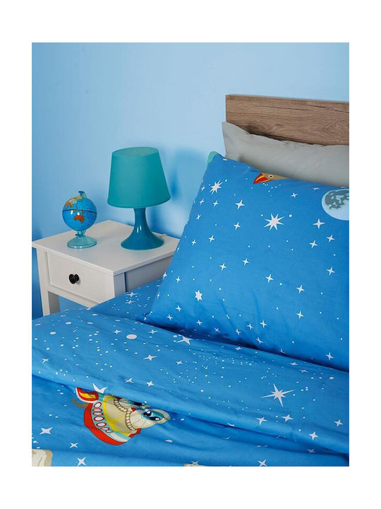 Sunshine Cotton Feelings 26 Kids Duvet Cover Single Cotton Blue 170x250cm