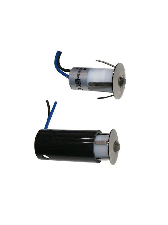 Adeleq Outdoor Ceiling Spot with Integrated LED 0.6W 230V in Silver Color 3-95410