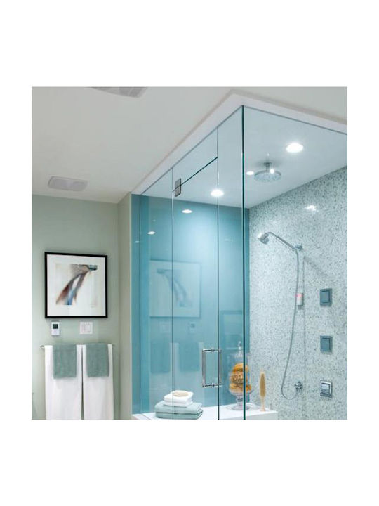 Aca Vera Wasserdicht Spot Deckenleuchte für den Außenbereich mit integriertem LED 5W in Silber Farbe VERA540RNMN