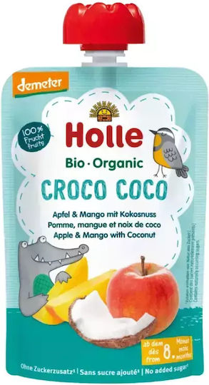 Holle Fruit-Vegetable Puree Croco Coco No Added Sugar 100gr for 8+ Months