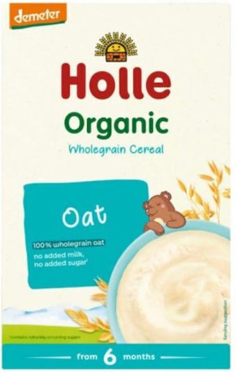 Holle Βρεφική Κρέμα Χωρίς Προσθήκη Ζάχαρης 250gr για 6+ Μηνών