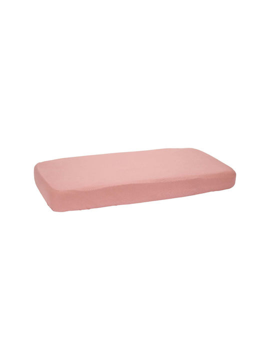 Little Dutch Pure Baby Sheet Crib Cotton Fitted Pink 70x140cm