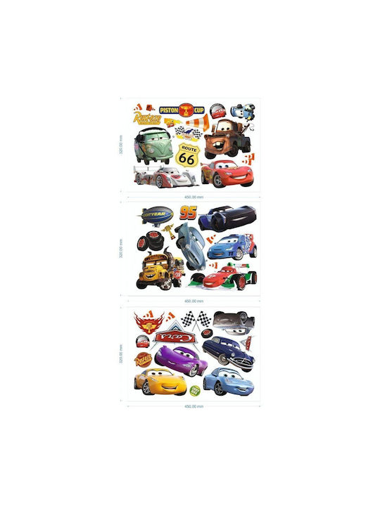 Cars 3D Wall Stickers B078prk24n B078prk24n