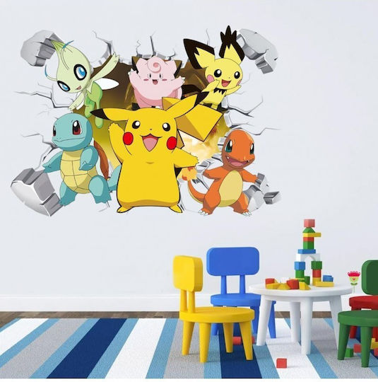 Детска стикерна за стена Стена 3D Cartoon 40x60бр