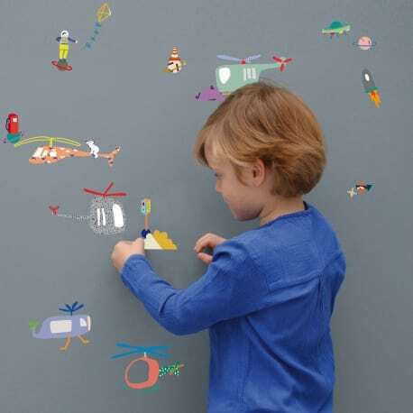 Mimi Lou Wall Stickers Easy Air Traffic