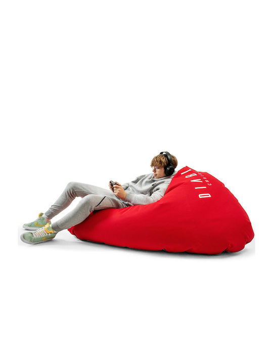 Pear Bean Bag Chair Red