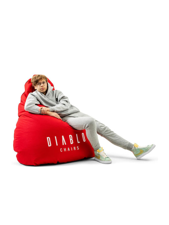 Pear Bean Bag Chair Red