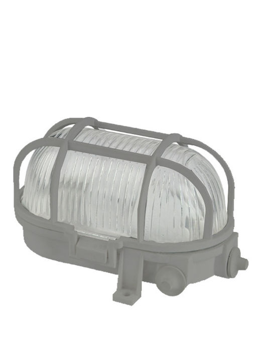 Aca Wall-Mounted Outdoor Turtle Light E27 IP44 18x10x12εκ.