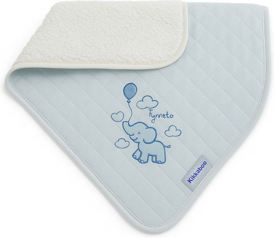 Kikka Boo Κουβέρτα Αγκαλιάς & Λίκνου Elephant Fleece Κοραλί Blue 75x100εκ.
