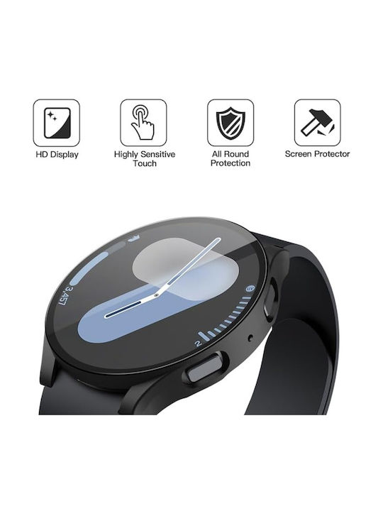 Πλαστική Θήκη σε Μαύρο χρώμα για Galaxy Watch7 44mm