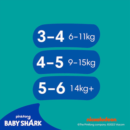 Pampers Swim Diapers Splashers Monthly Pack for 9-15kg 88pcs