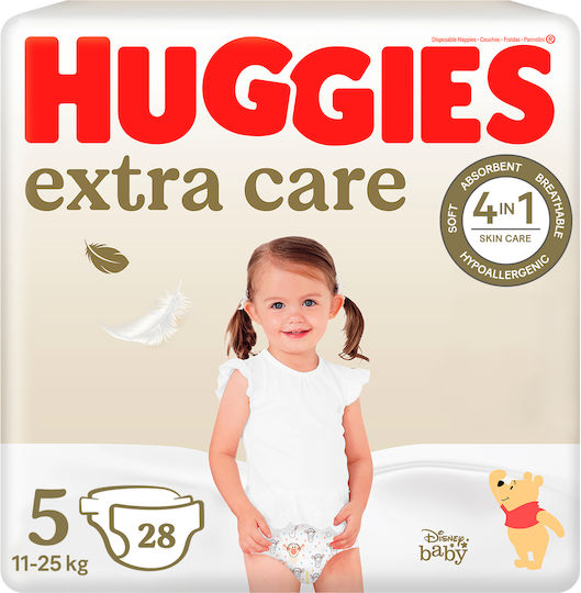 Huggies Scutece chiloțel Extra Care Nr. 5 pentru 11-25kg 28buc