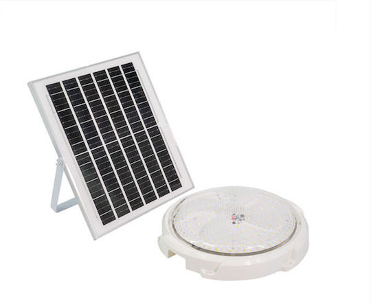 Jortan Hanging Solar Light 200W 1000lm Cold White 6000K with Photocell and Remote Control IP44 35cmx35cmcm