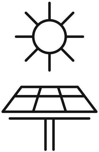 Eurolamp Solar Light Floor Column 3.8W 500lm Warm to Cool White with Motion Sensor IP44 16cmx16cmx35cmcm