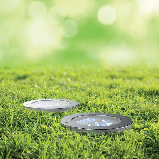 Xanlite Set 2 Eingesteckte Solarleuchten Kaltweiß 6500K mit Fotokontakt IP44