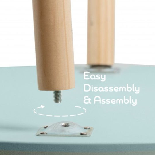 Kindertisch aus Holz Hellblau Classic World