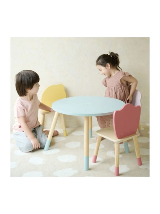 Kindertisch aus Holz Hellblau Classic World