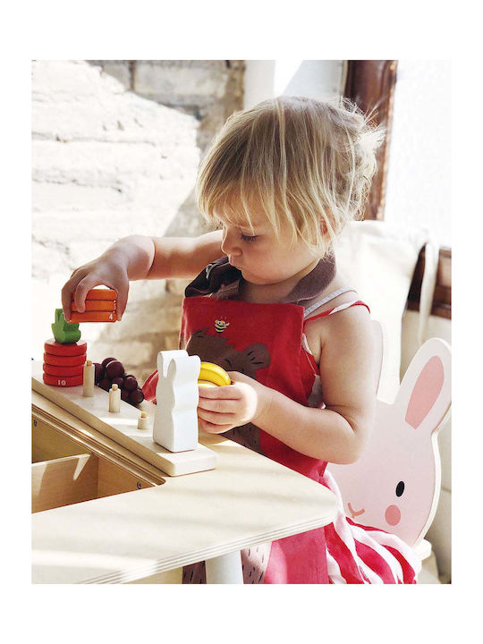Forest Kinder Tischset mit Stühlen aus Holz Mehrfarbig Tender Leaf Toys