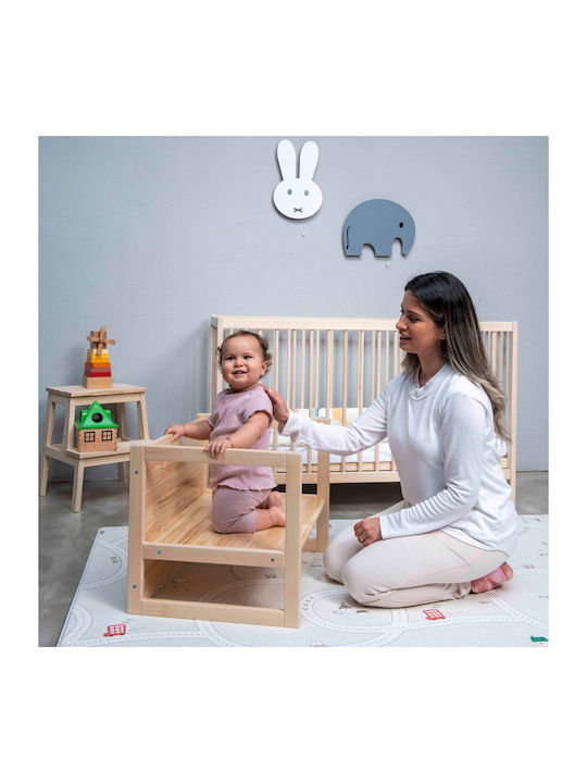 MIKO Kids Table made of Wood Beige HomeMarkt