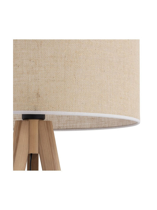 TK Lighting Φωτιστικό Δαπέδου με Ντουί για Λαμπτήρα E27 Καφέ
