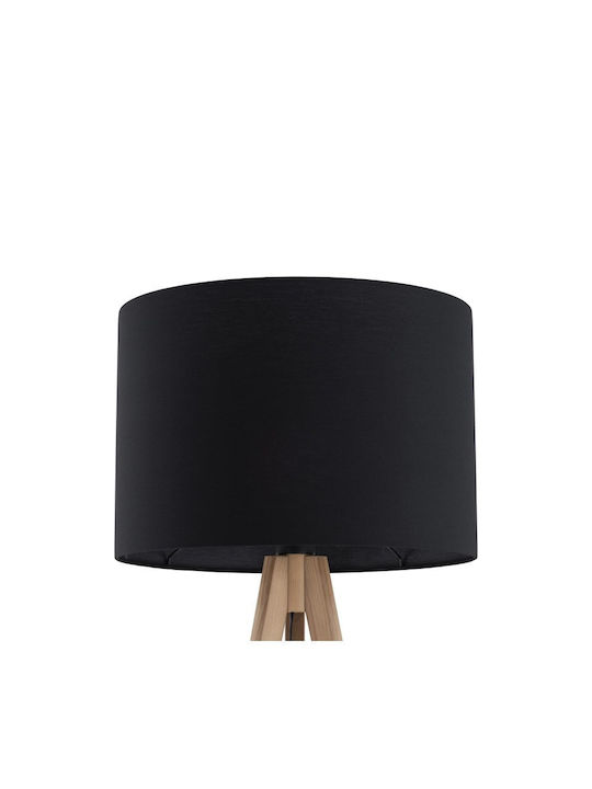 TK Lighting Grand Lampa de podea Î145xL50cm. cu Soclu pentru Bec E27 Negru