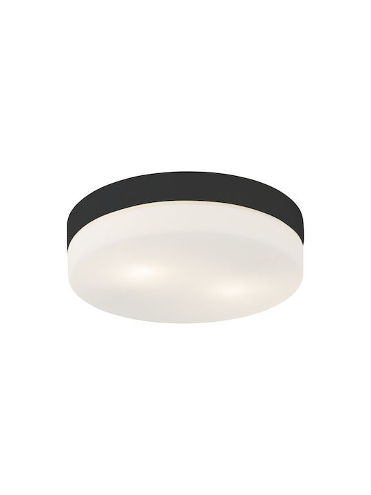 TK Lighting Πλαφονιέρα Οροφής Μπάνιου Λευκή με Ντουί E27