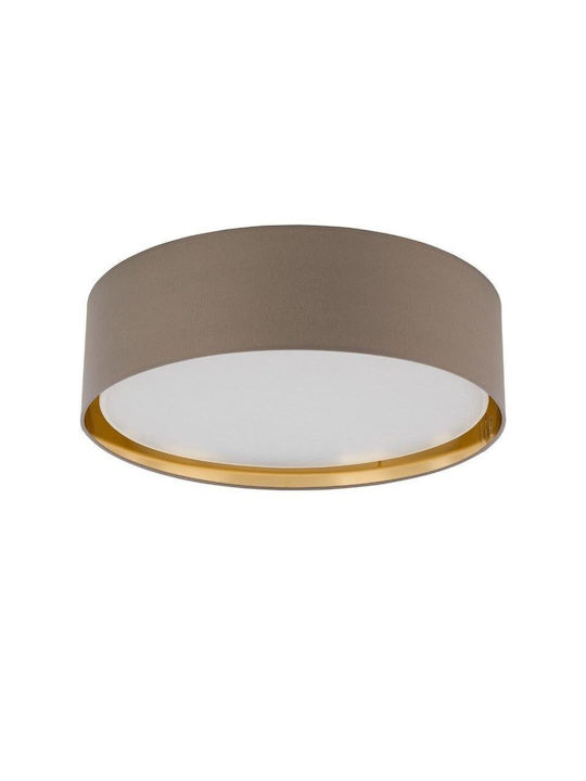 TK Lighting Πλαφονιέρα Οροφής 45εκ. Λευκή με Ντουί E27