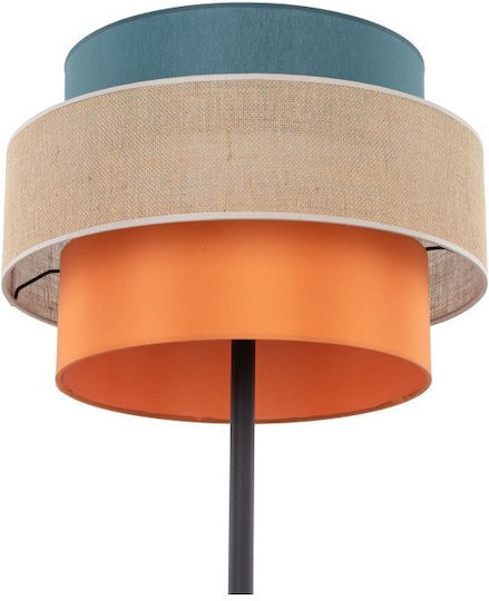 TK Lighting Floor Lamp H159xW50cm. with Socket for Bulb E27 Multicolour
