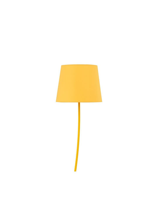 TK Lighting Nicola Floor Lamp H150xW44cm. with Socket for Bulb E27 Orange