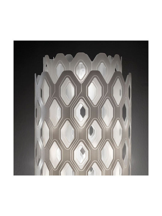 Slamp Led Charlotte Floor Φωτιστικό Δαπέδου Υ182xΜ32εκ. με Ντουί για Λαμπτήρα E27 Λευκό
