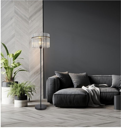 Globo Lighting Φωτιστικό Δαπέδου Υ152xΜ38εκ. με Ντουί για Λαμπτήρα E27 Μαύρο