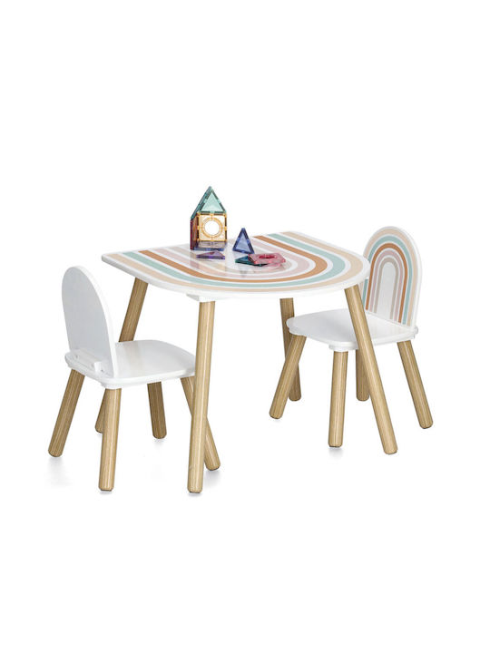 Kids Table and Chairs Set made of Wood Zeller