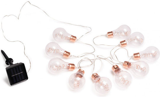 SPM SPM Spirales Hanging Solar Light Garland with Warm White Light