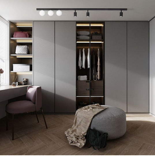 TK Lighting Dreifach Spot mit Fassung GU10 in Schwarz Farbe