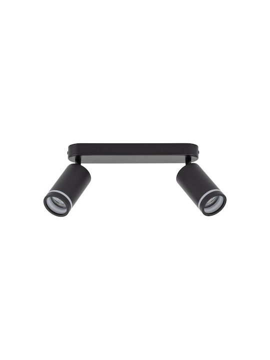 TK Lighting Διπλό Σποτ με Ντουί GU10 σε Λευκό Χρώμα