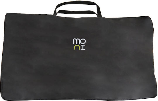 Moni Wiege mit Matratze, Seitlicher Öffnung und Rädern Gray