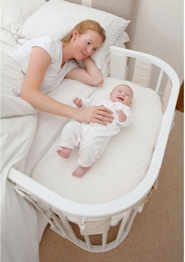Babybay Wiege Original mit Seitlicher Öffnung White