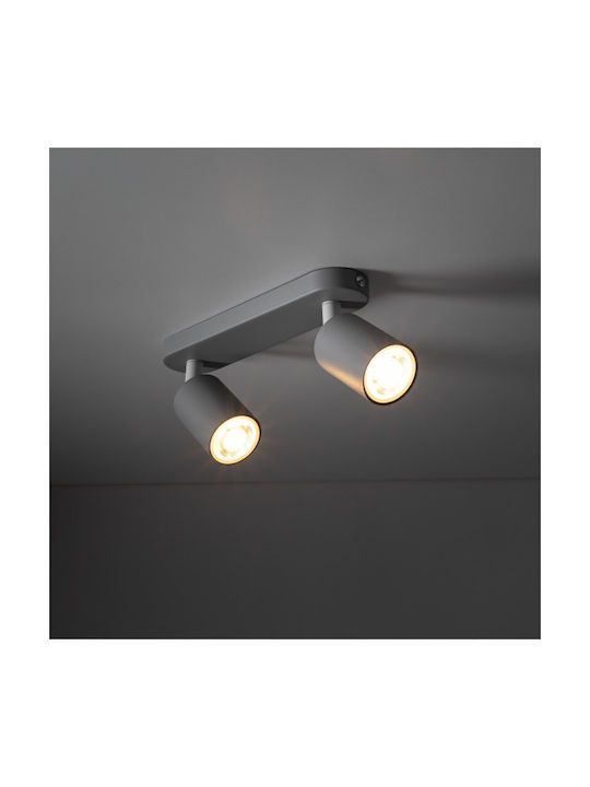TK Lighting Dublu Spot cu Soclu GU10 în Culoare Verde