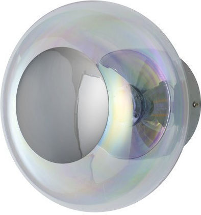 Ebb & Flow Ceiling Mount Light Blue with Socket E14