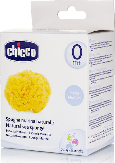 Chicco Baby-Badeschwamm Natural Sea Gelb 1Stück