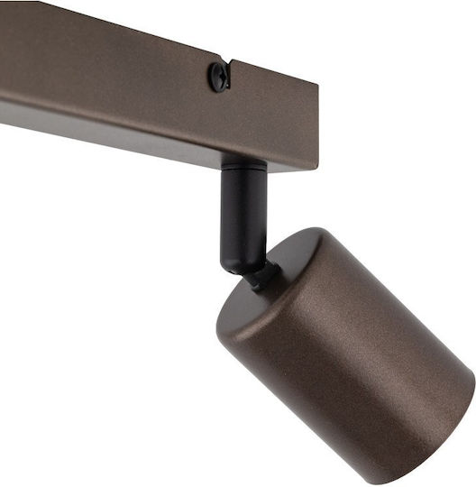 TK Lighting Двойно Спот с Цокъл GU10 в Черен Цвят