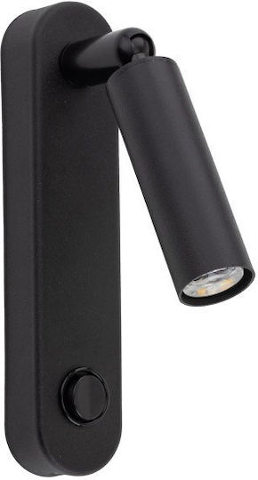 TK Lighting Single Spot with Socket G9 in Black Color