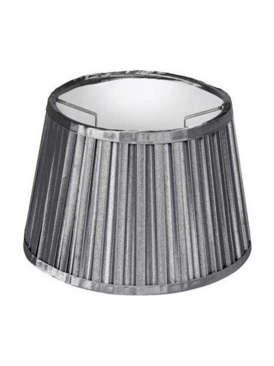 VK Lighting Κωνικό Καπέλο Φωτιστικού Ασημί με Διάμετρο 23cm