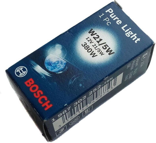 Bosch Lampen Auto W21/5W Pure Light W21/5W 12V 21W 1Stück