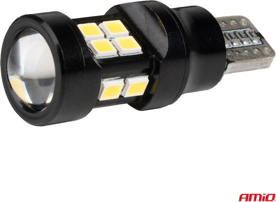 AMiO Λάμπες Αυτοκινήτου T15 / W16W Canbus LED 5500K Ψυχρό Λευκό 12-24V 2τμχ