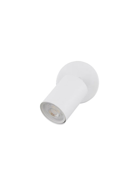 TK Lighting Single Spot with Socket GU10 in White Color